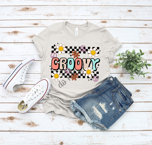 Groovy Pastel Transfer