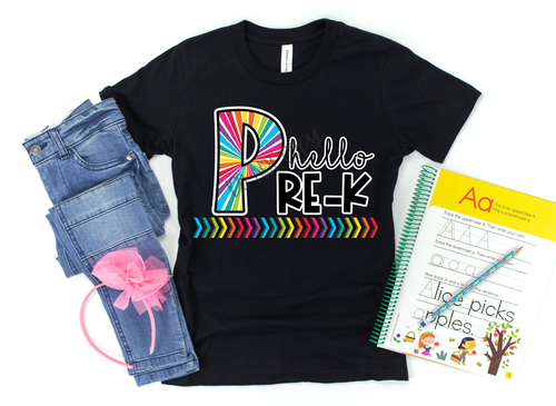 Hello Pre-K Kaleidoscope Transfer