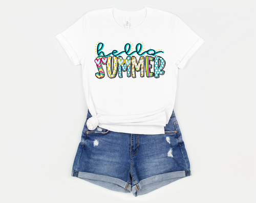 Hello Summer Summer Doodle Font