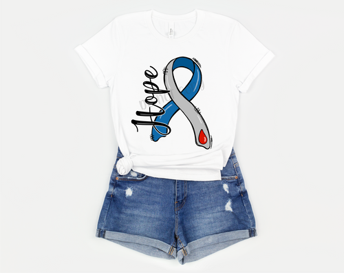 Hope Diabetes Ribbon Transfer