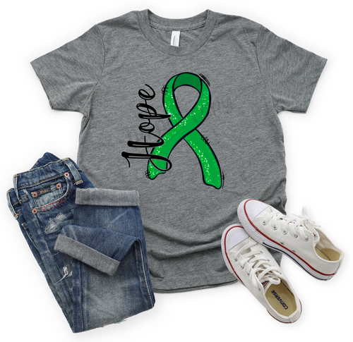 Hope Green Ribbon Transfer