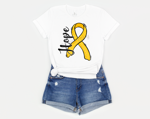 Hope Yellow Ribbon Transfer