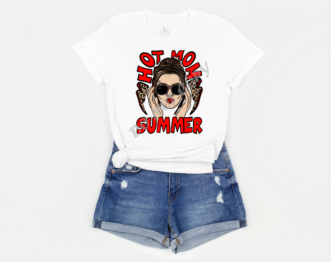 Hot Mom Summer Leopard Transfer