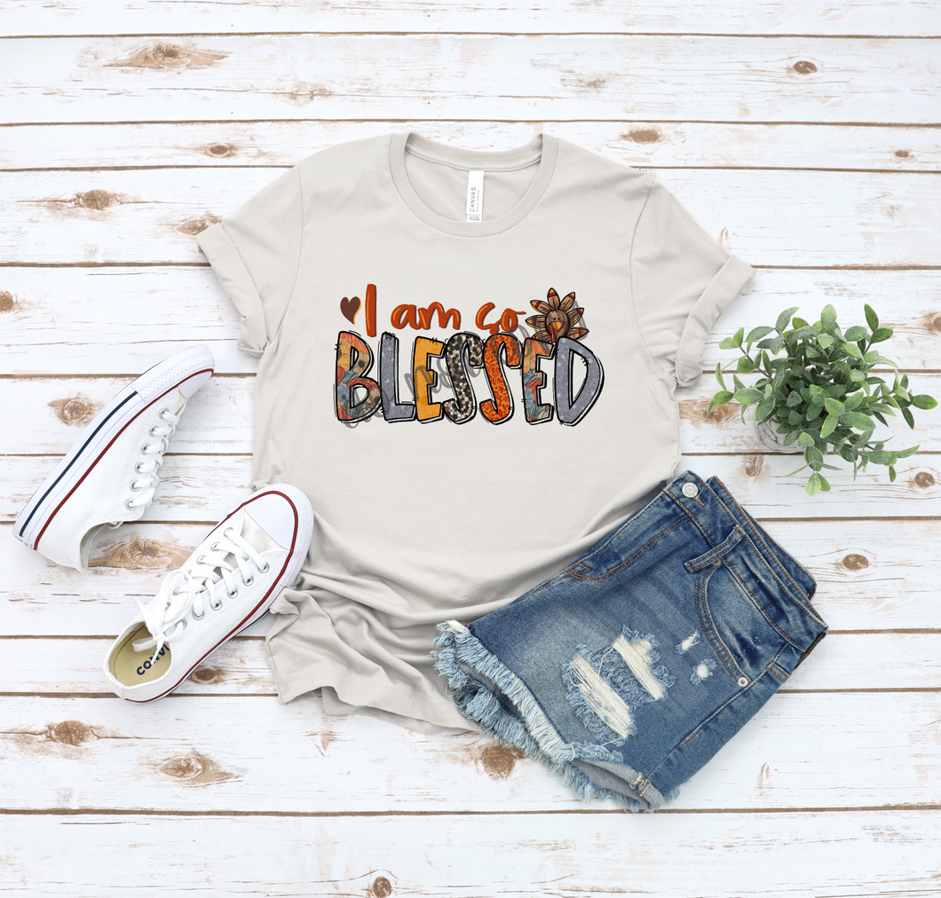 I'm So Blessed Fall Colors Transfer