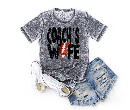 Coach’s Wife With Football Lightning Bolt Transfer