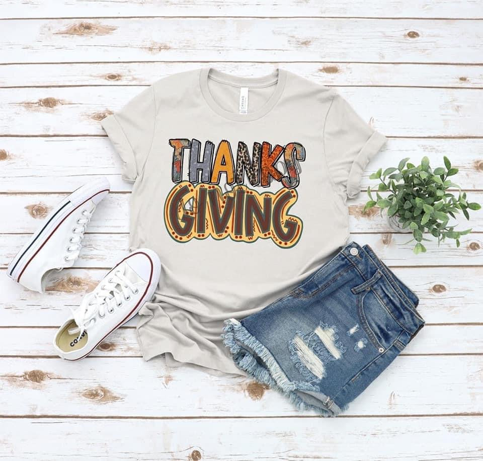 Thanksgiving Fall Tiles Transfer