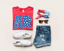 Load image into Gallery viewer, Stars Blue Retro Distressed states transfer