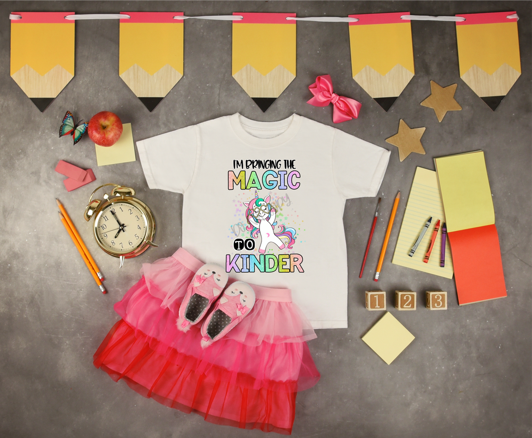 I'm Bringing The Magic To Kindergarten Transfer