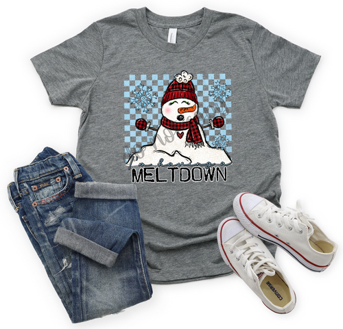 I'm Having A Meltdown Time Snowman Transfer