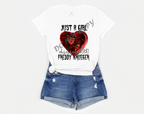 Just a Girl Obsessed with Freddy Krueger Transfer