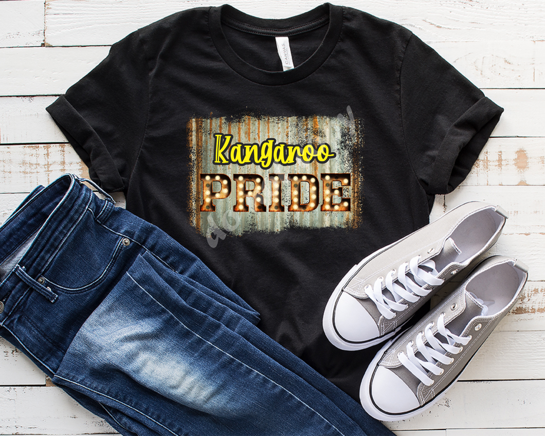 Kangaroo Pride Gold Rustic Glitter