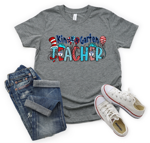 Kindergarten Teacher Dr Seuss Transfer