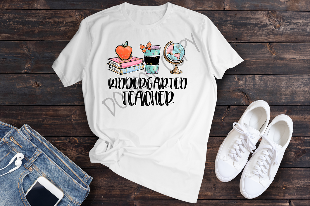 Kindergarten Teacher Glitter Accents