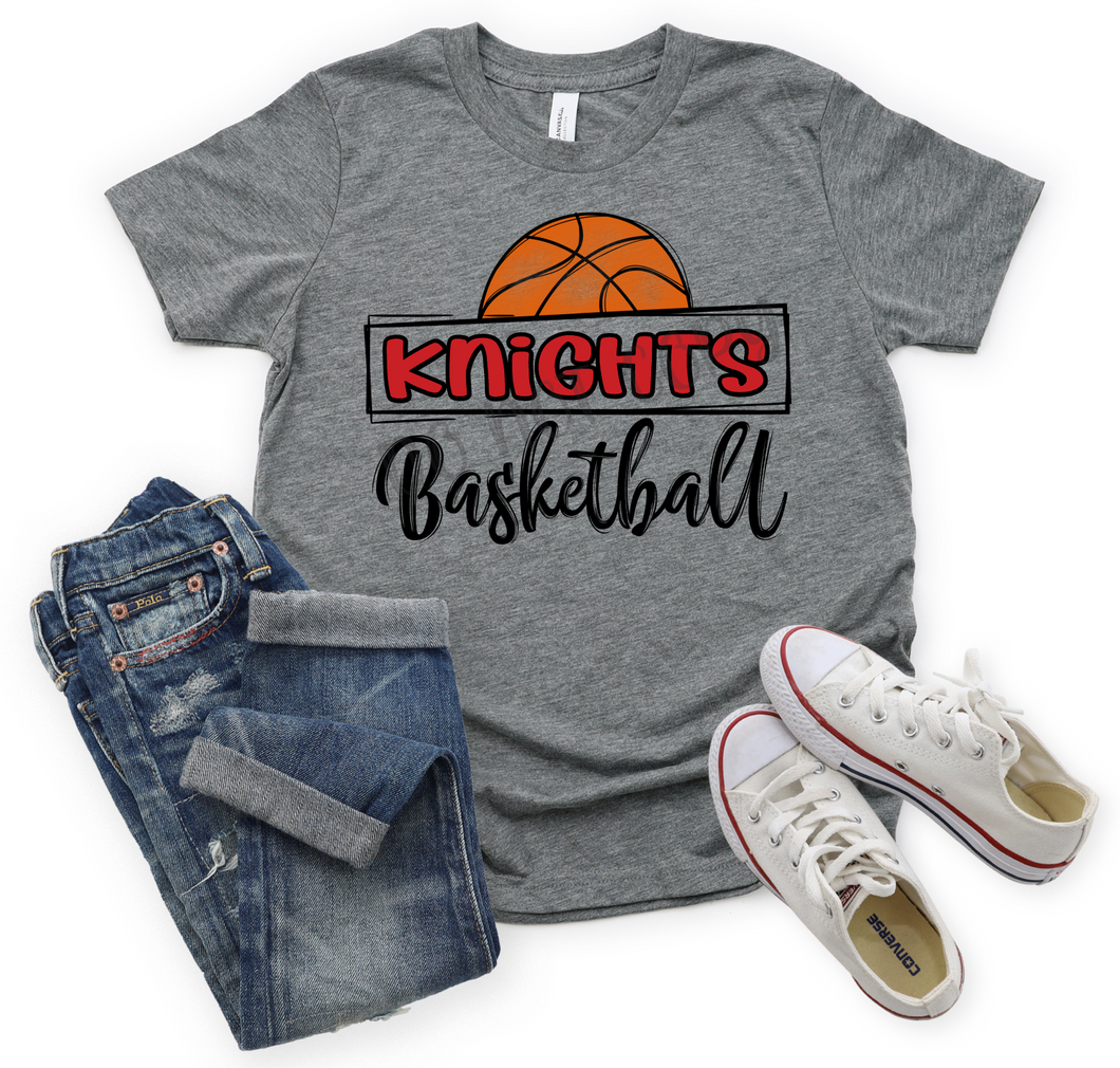 Knights Basketball Red & Black