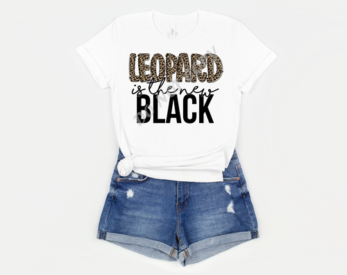 Leopard Is the New Black Doddle Letters Transfer