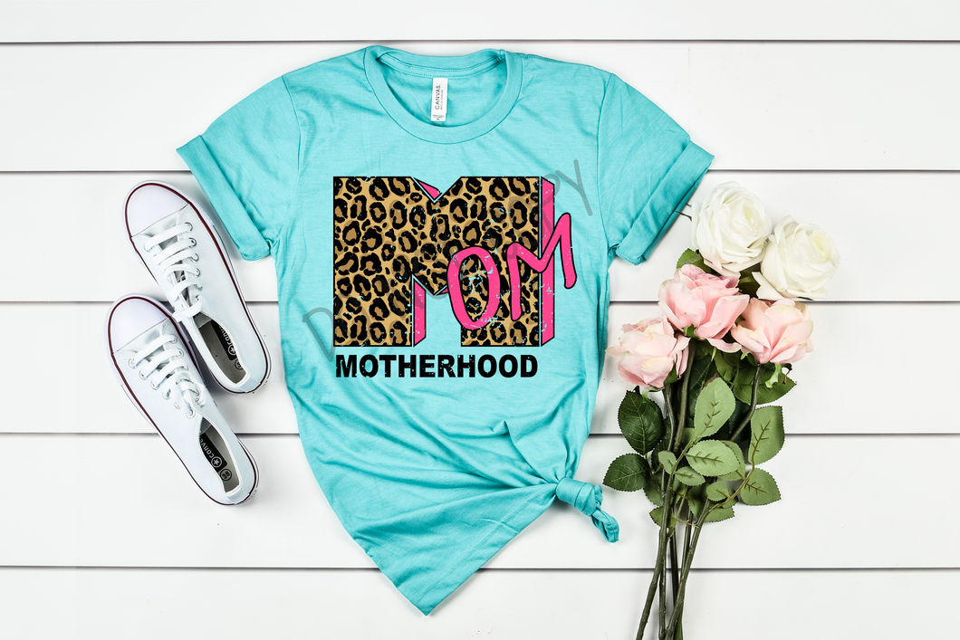 Leopard & Pink Motherhood Transfer