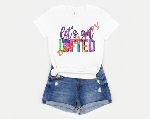 Let's Get Lifted Colorful Leopard Transfer