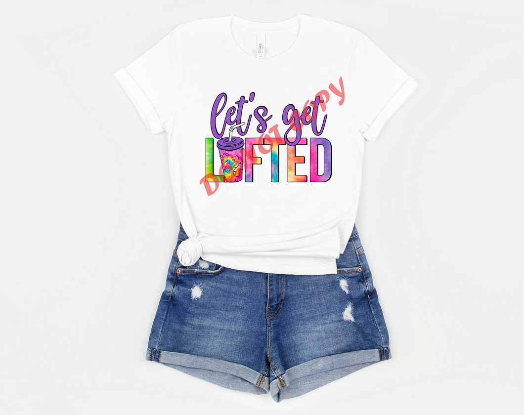 Let's Get Lifted Colorful Leopard Transfer