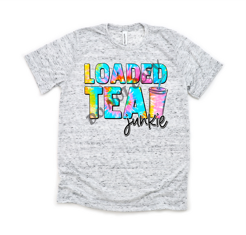 Loaded Tea Junkie Tie-Dye Transfer