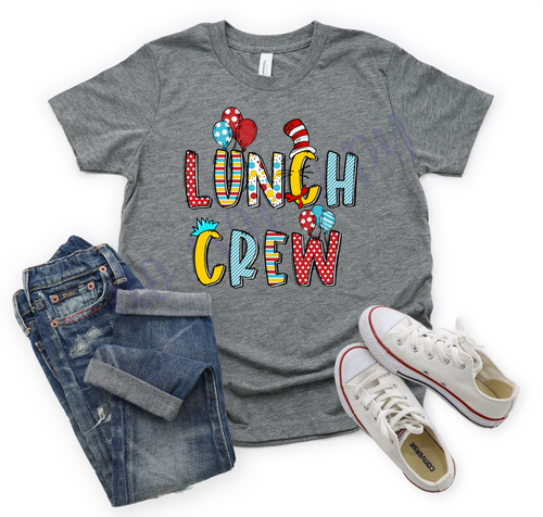 Lunch Crew Dr Seuss Transfer