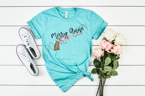 Mary Anne With Gun Transfer