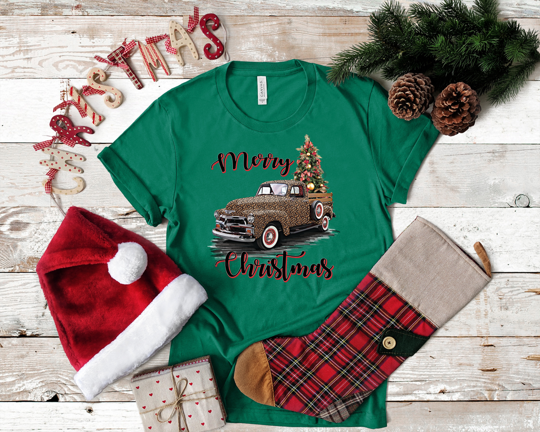 Merry Christmas Cheetah Truck Transfer