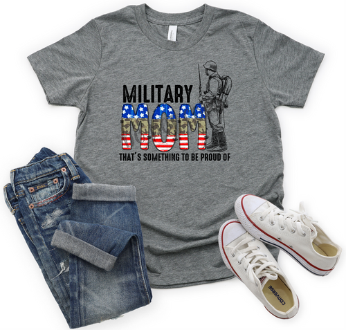 Military Mom Patriotic Transfer