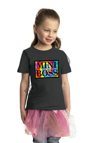 Mini Boss Tie-dye Transfer