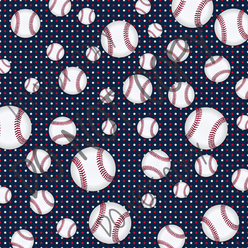 Navy Baseball Large print Background 12x12