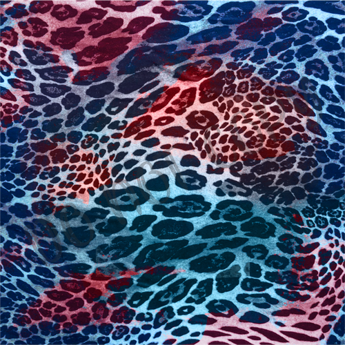 Pink & Blue Leopard Background 12x12