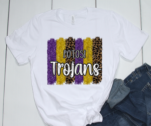 Potosi Trojans Brushstroke