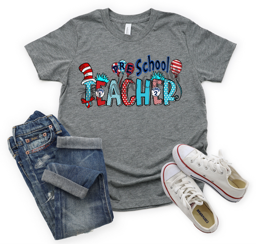 Pre-School Teacher Dr Seuss Transfer