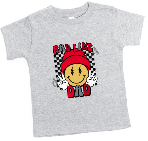 Rad Like Dad Red Transfer