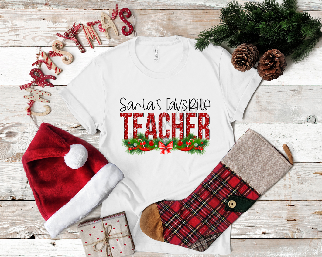 Santa's Favorite Teacher Transfer