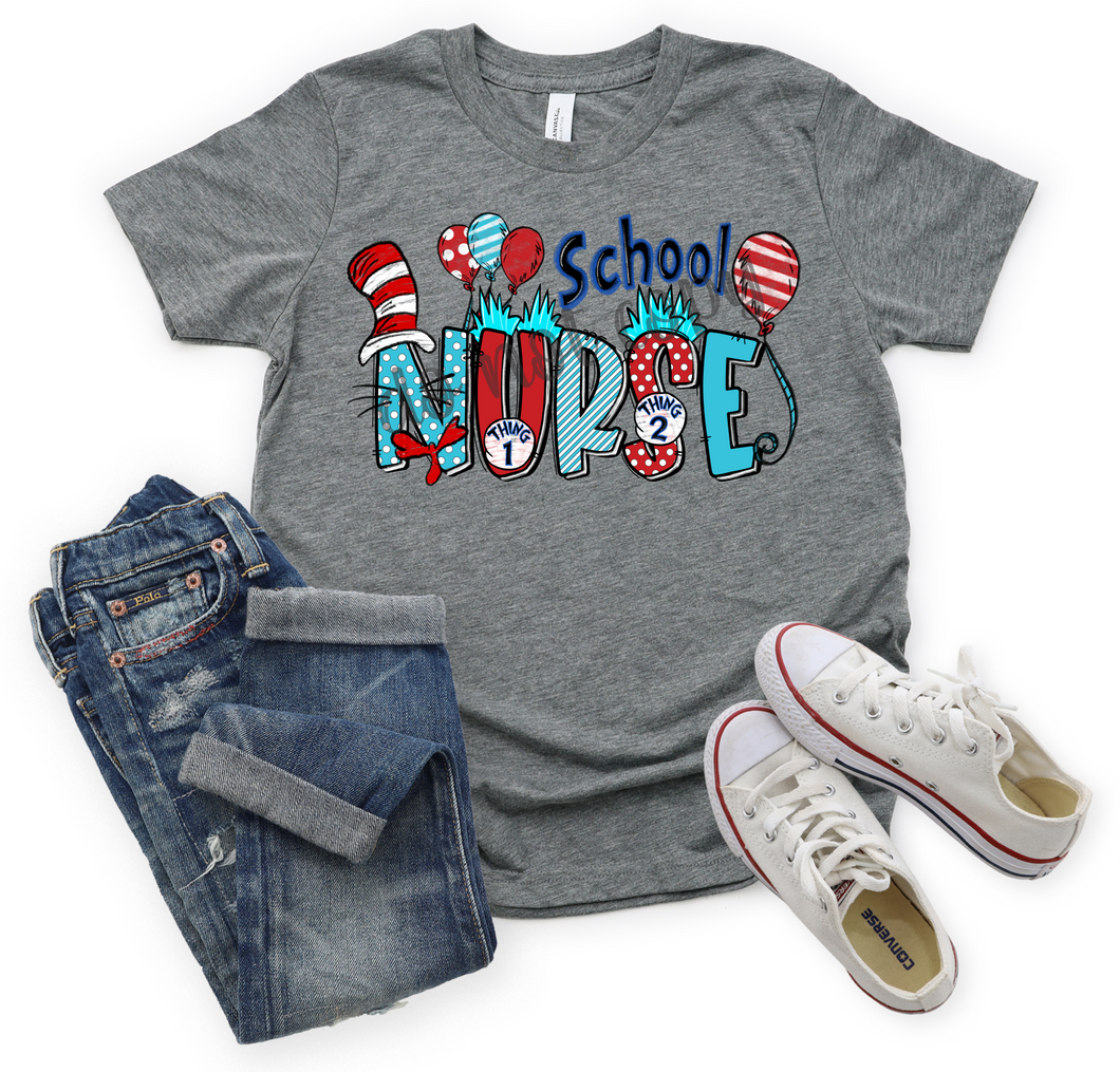 School Nurse Dr Seuss Transfer