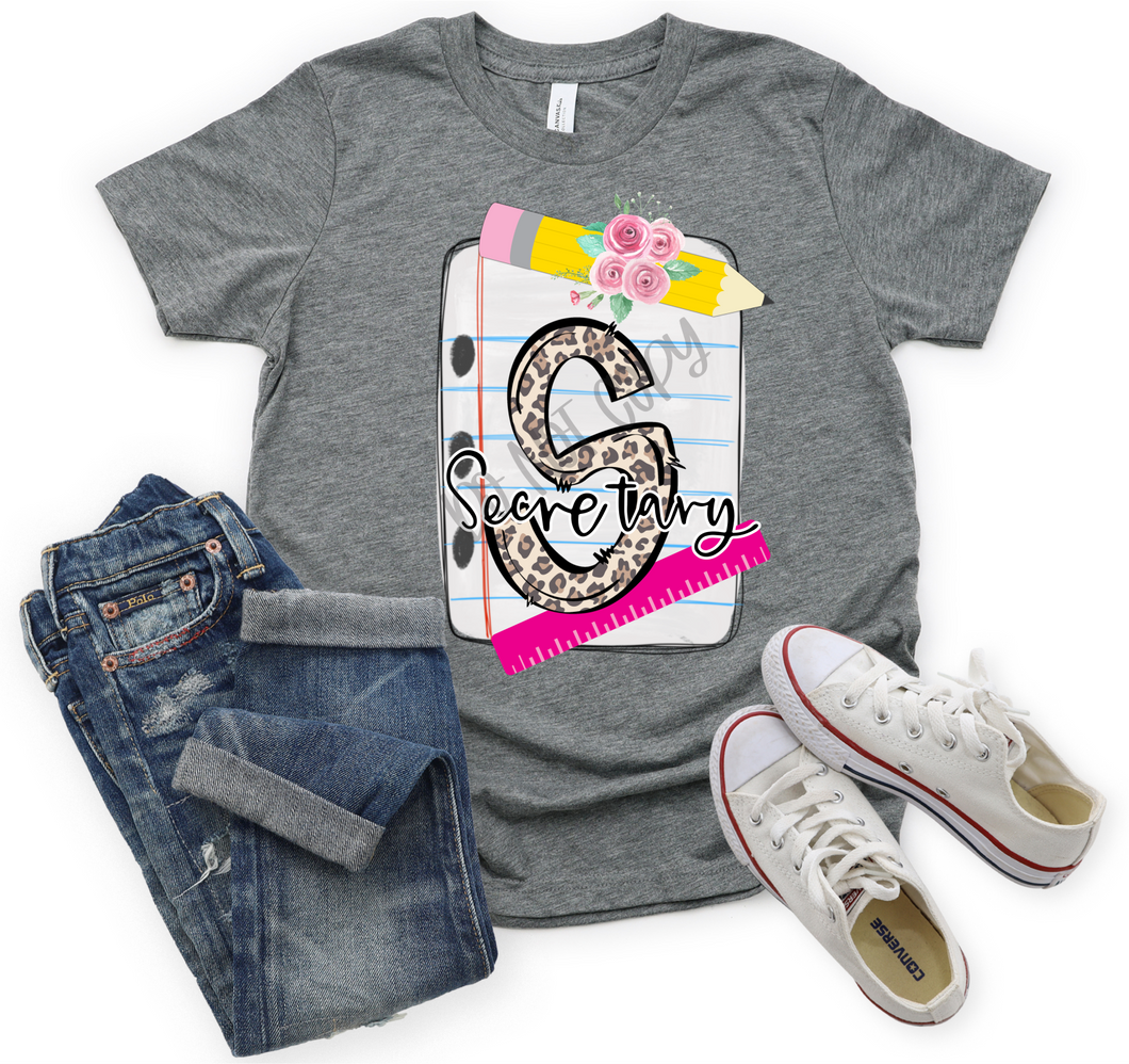 Secretary Leopard Notebook Paper Transfer