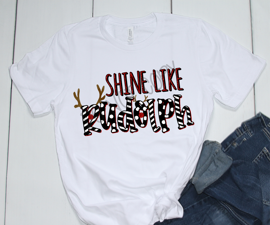 Shine Like Rudolph Transfer