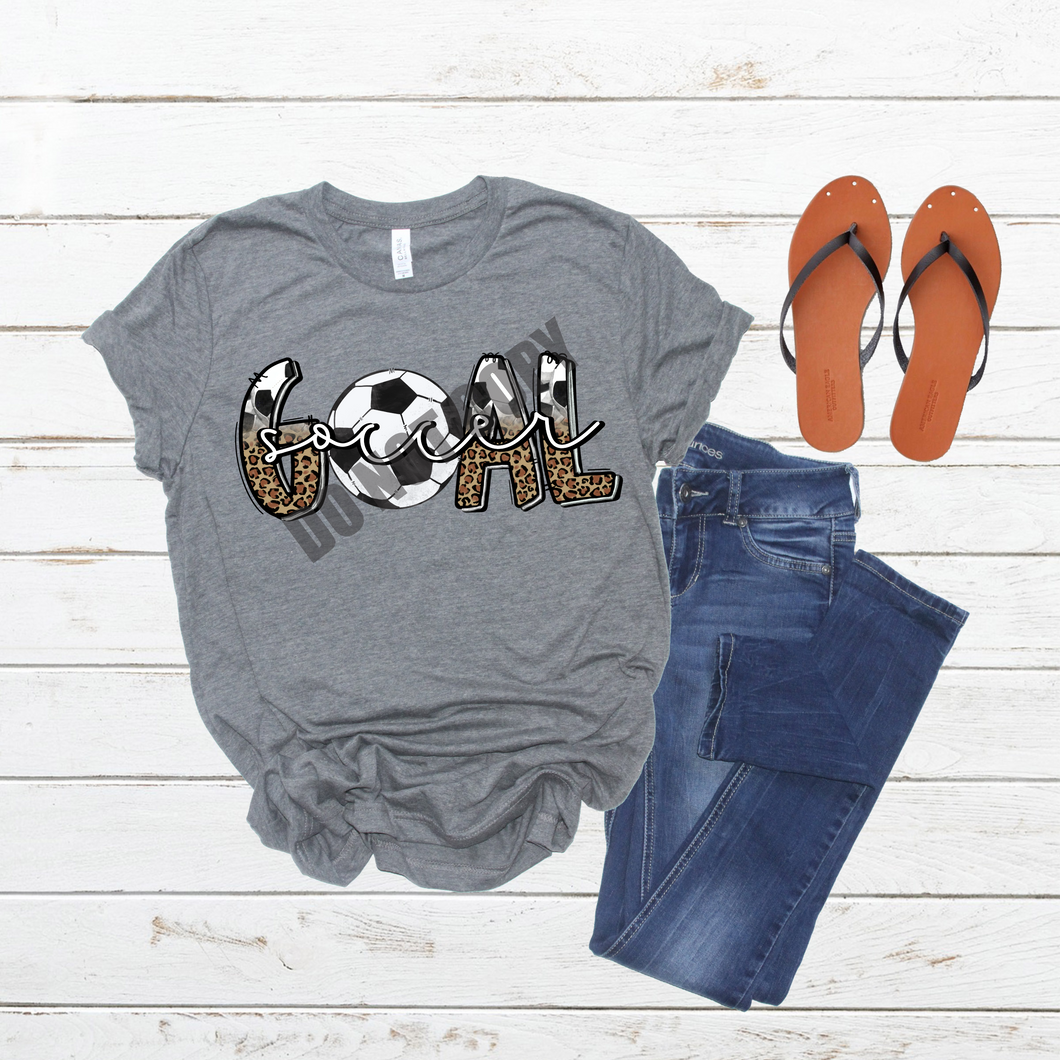 Soccer Goal Leopard Transfer