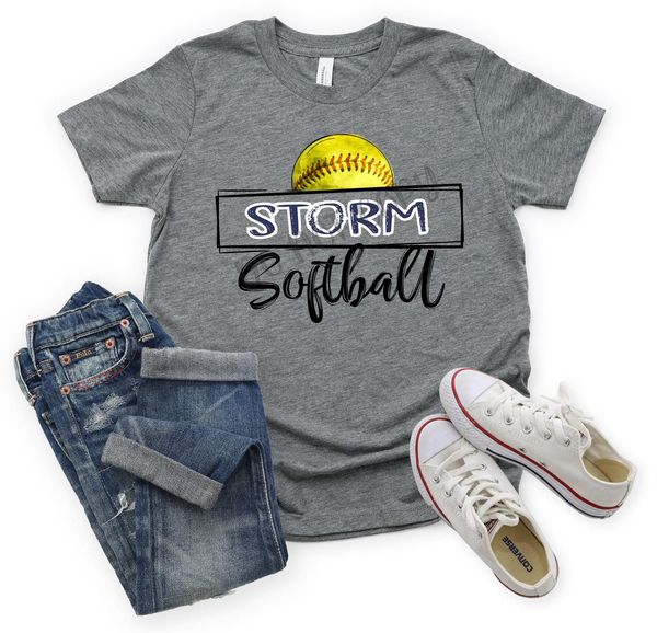 Storm Blue & White Softball