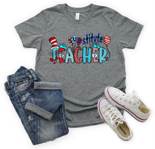 Substitute Teacher Dr Seuss Transfer