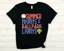 Load image into Gallery viewer, Summer Nights &amp; Ballpark Lights Baseball Transfer