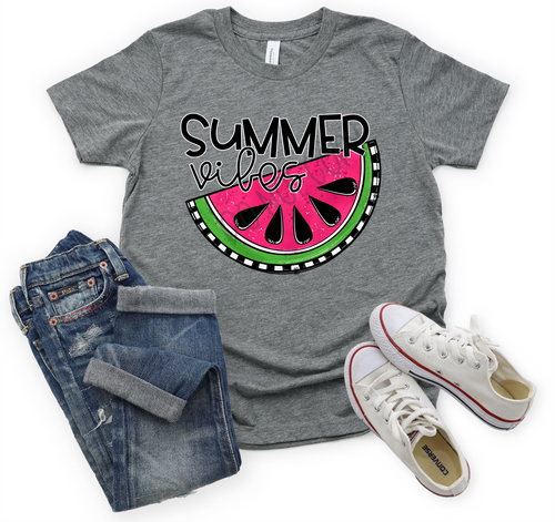 Summer Vibes Watermelon Slice Transfer