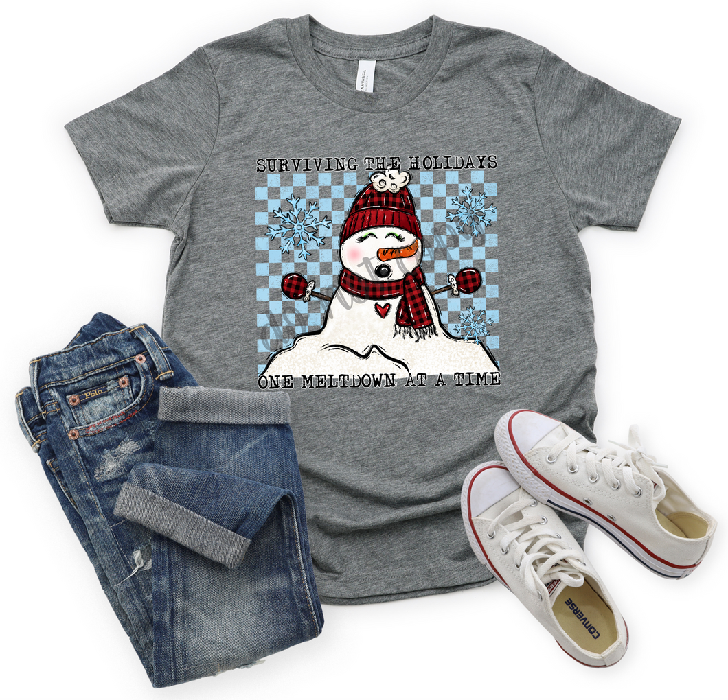 Surviving The Holidays One Meltdown At A Time Snowman Transfer