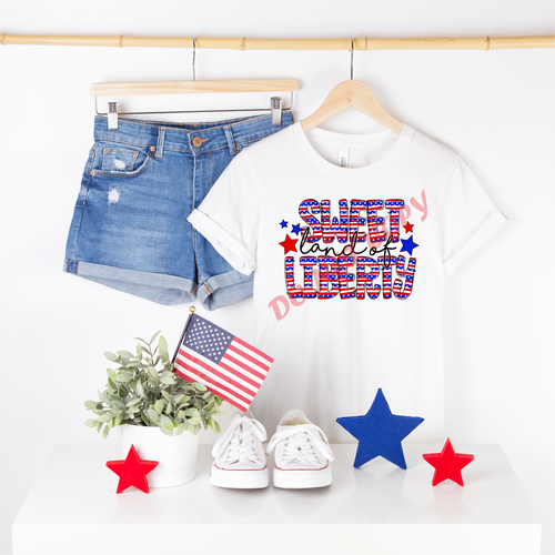 Sweet Land of Liberty Patriotic Transfer