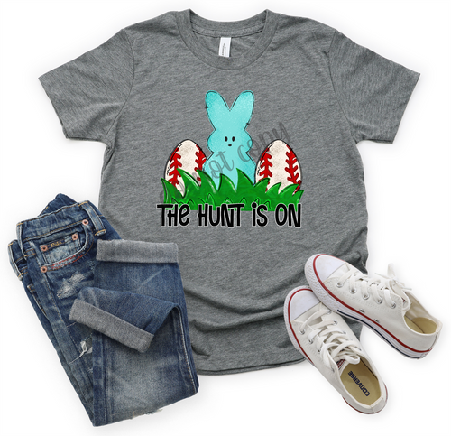 The Hunt Is On Baseball Bunny Transfer