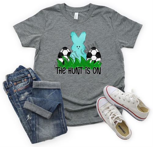 The Hunt Is On Soccer Bunny Transfer