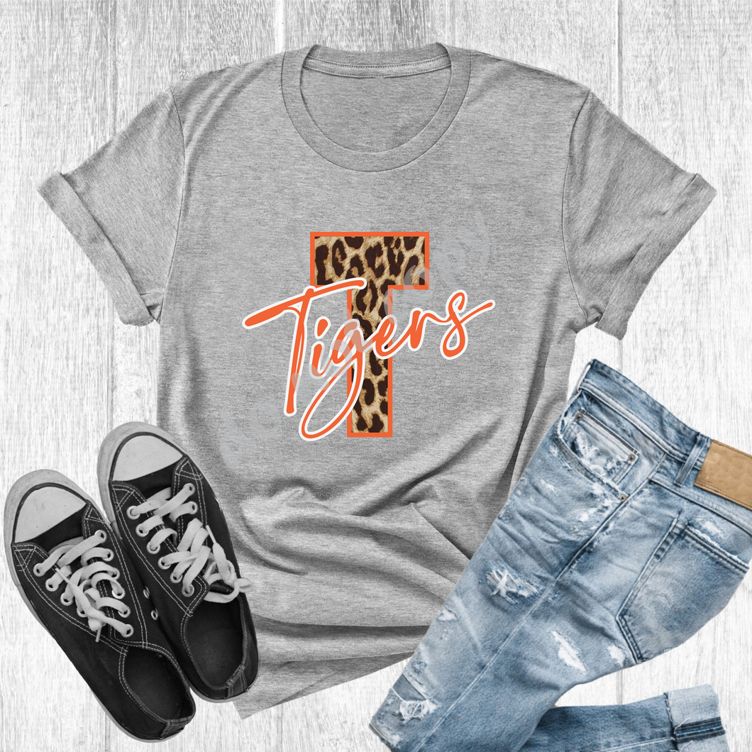 Tigers Orange Leopard Letter