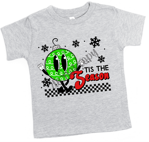 Tis The Season Green Ornament Transfer