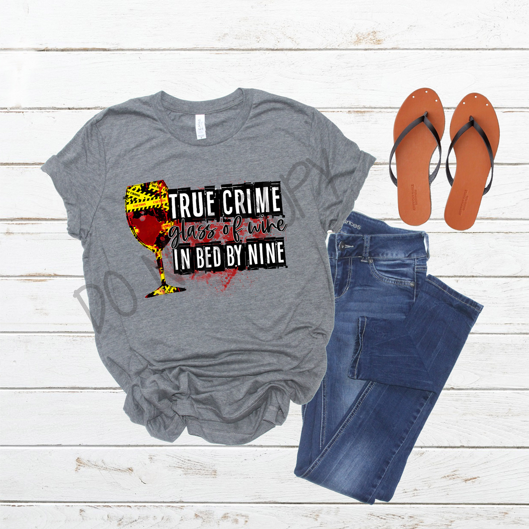 True Crime Glass of Wine Bed by Nine Transfer