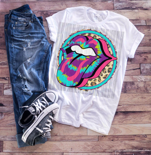 Tie-Dye Tongue Transfer